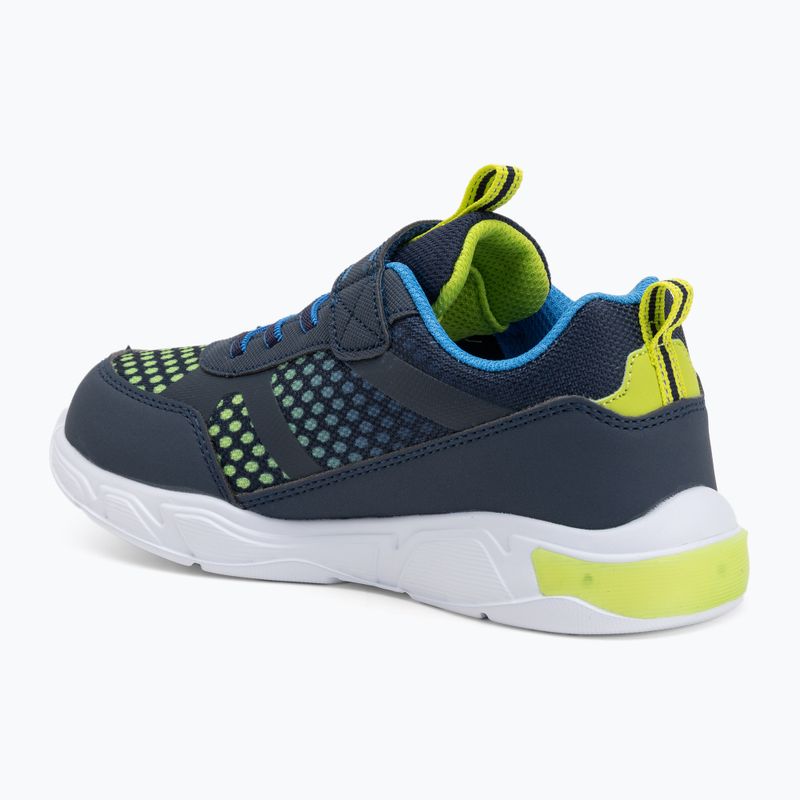 Scarpe da bambino KangaROOS K-SLB Naro EV dark navy/lime 3