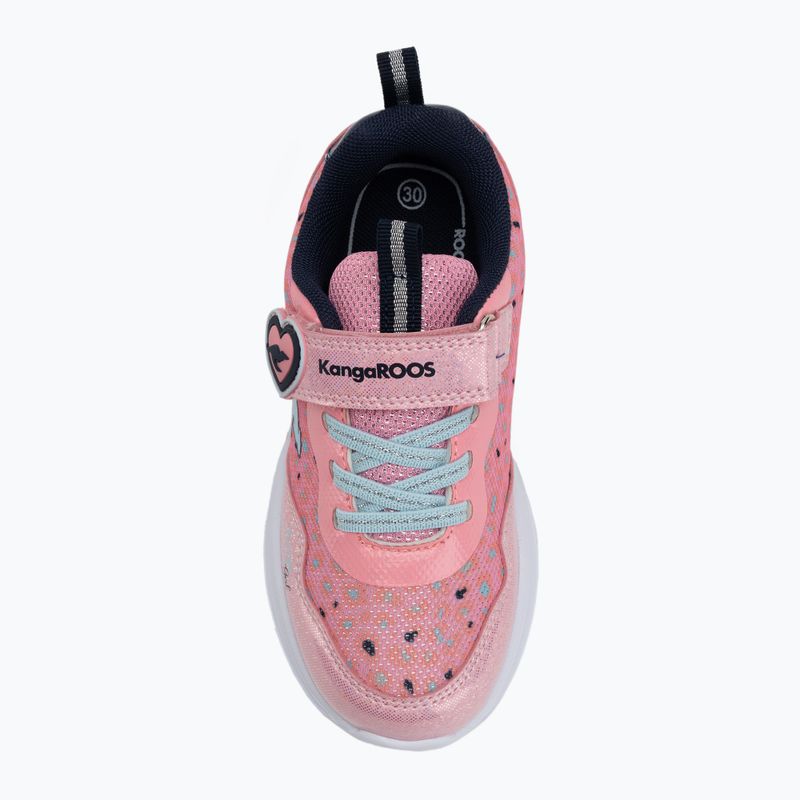 Scarpe da bambino KangaROOS K-SLG Beauty EV rose/dark navy 5