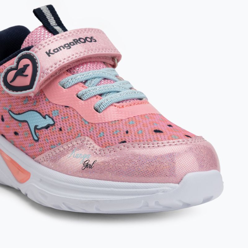 Scarpe da bambino KangaROOS K-SLG Beauty EV rose/dark navy 7
