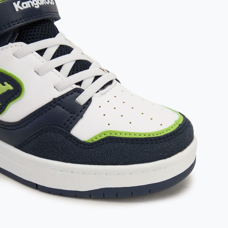 Scarpe da bambino KangaROOS K-CP Dunkin Mid EV dark navy/lime 7