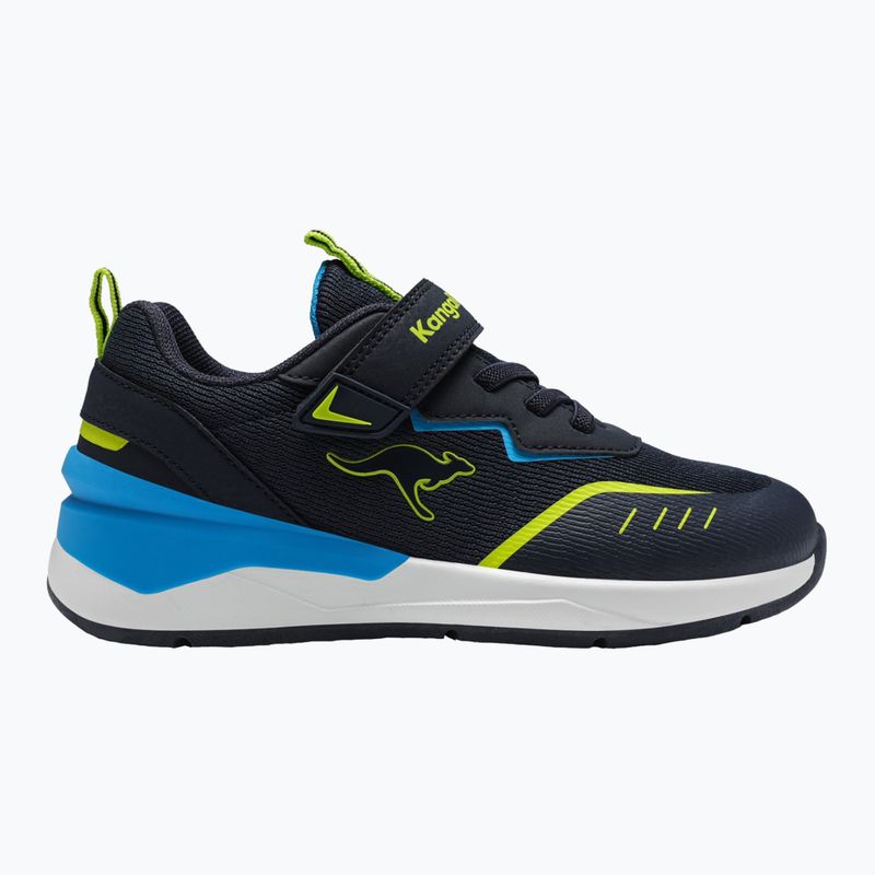 Scarpe da bambino KangaROOS KD-Batter EV dark navy/lime 8