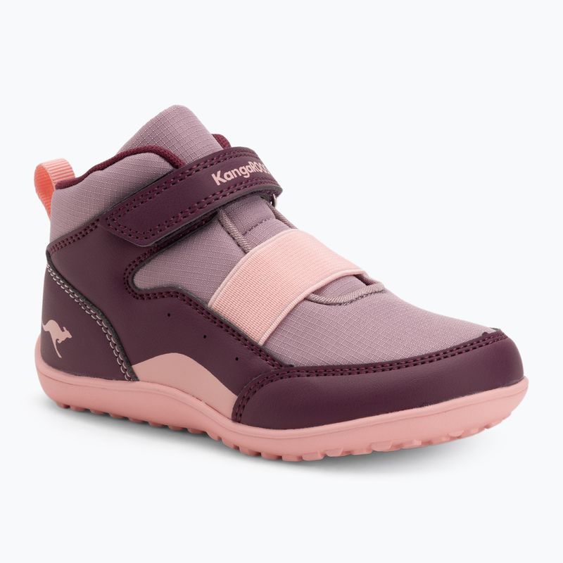 Scarpe da bambino KangaROOS K-BFI Peppy EV mora/rosa