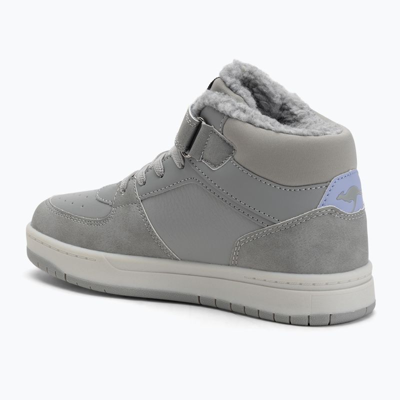Scarpe da bambino KangaROOS K-CP Bound Mid EV ultimate grey/lavendin 3