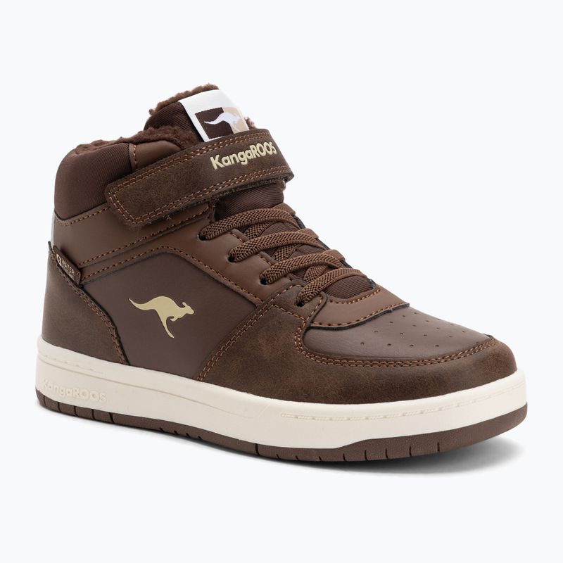 KangaROOS K-CP Bound Mid EV ardesia nero/legno biondo scarpe da bambino