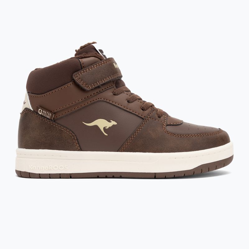 KangaROOS K-CP Bound Mid EV ardesia nero/legno biondo scarpe da bambino 2