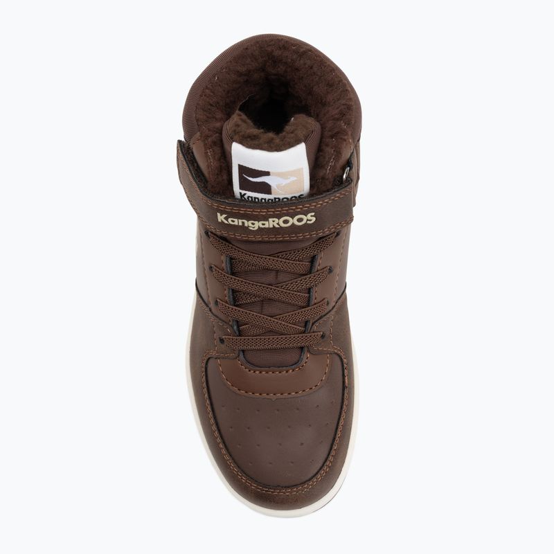 KangaROOS K-CP Bound Mid EV ardesia nero/legno biondo scarpe da bambino 5