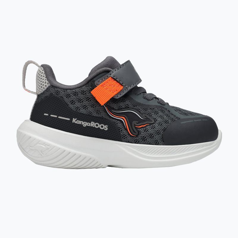 Scarpe per bambini KangaROOS K-RDI Pebble EV steel grey/neon orange 8