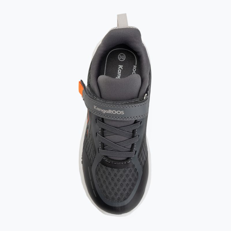Scarpe per bambini KangaROOS K-RDI Pebble EV steel grey/neon orange 5
