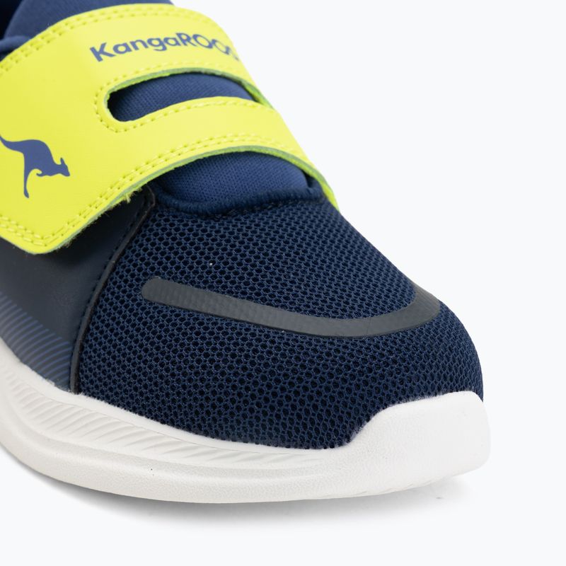 Scarpe per bambini KangaROOS K-RDI Puddle V k blue/sulphur spring 7