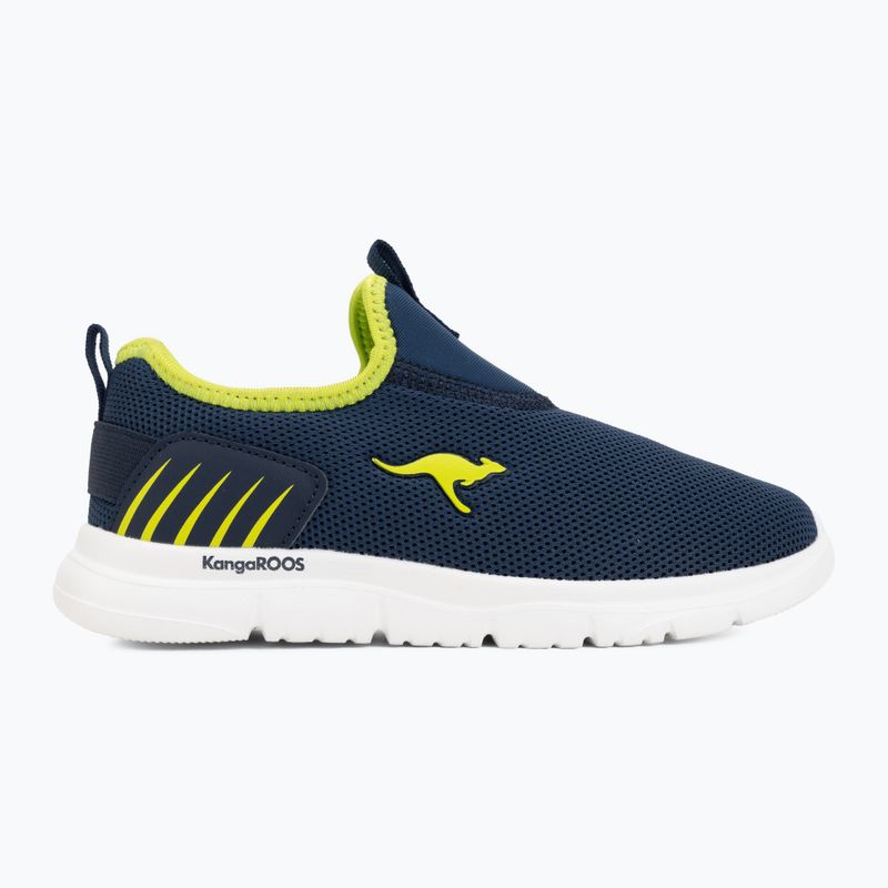Scarpe per bambini KangaROOS K-ETK Dunnart dark navy/lime 2