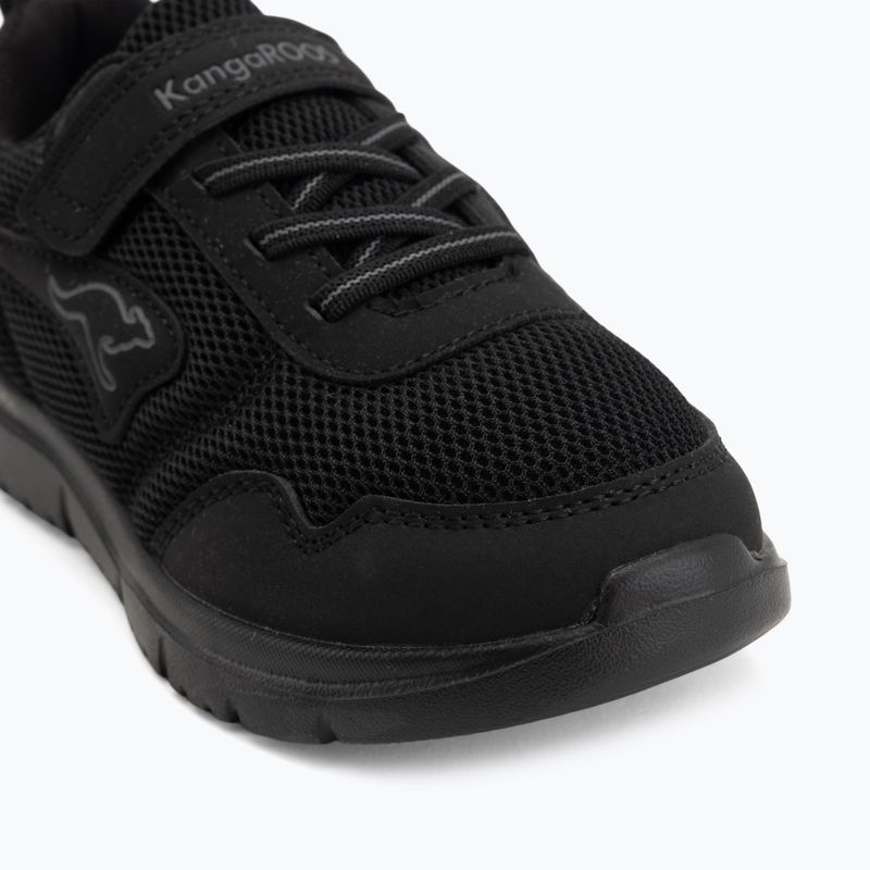 Scarpe per bambini KangaROOS K-ETK Possum EV jet black black/mono 7