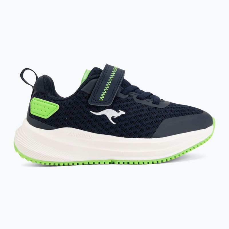 Scarpe per bambini KangaROOS K-RDK Fam EV dark navy/lime 2