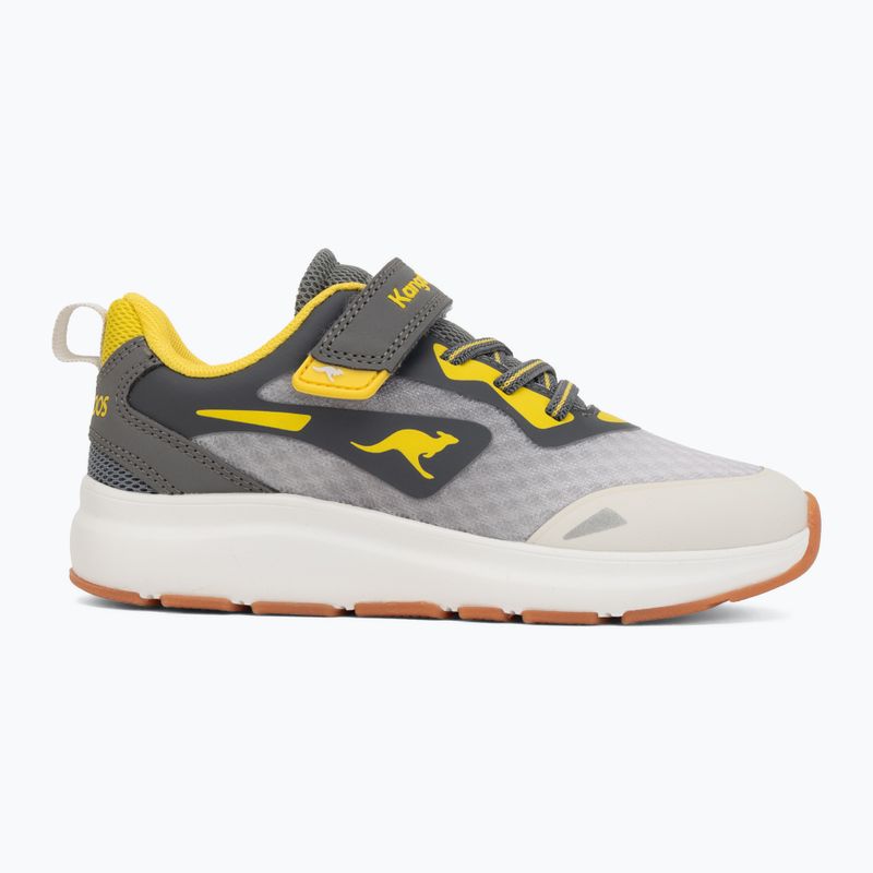 Scarpe per bambini KangaROOS KB-Pang EV vapor grey/neon yellow 2