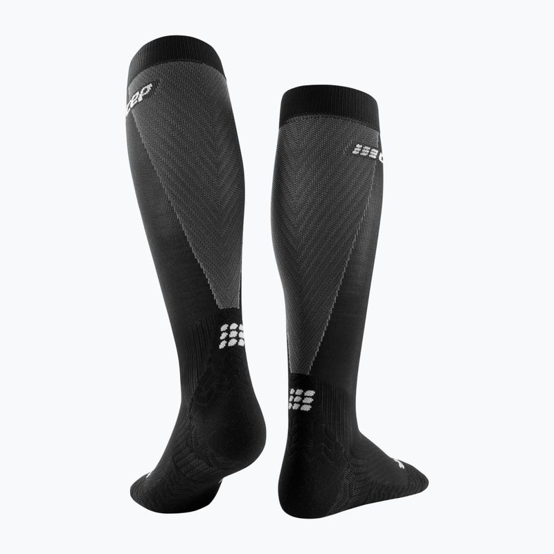 Calze a compressione CEP Ultralight Tall da uomo nero/grigio 2