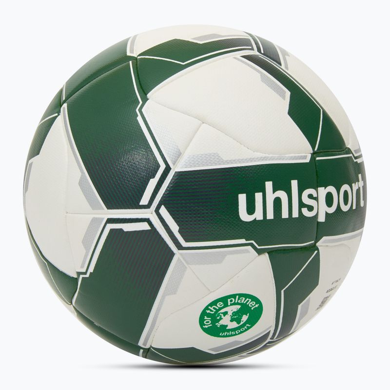 Calcio uhlsport Attack Addglue For The Planet bianco/verde scuro/argento taglia 4 2