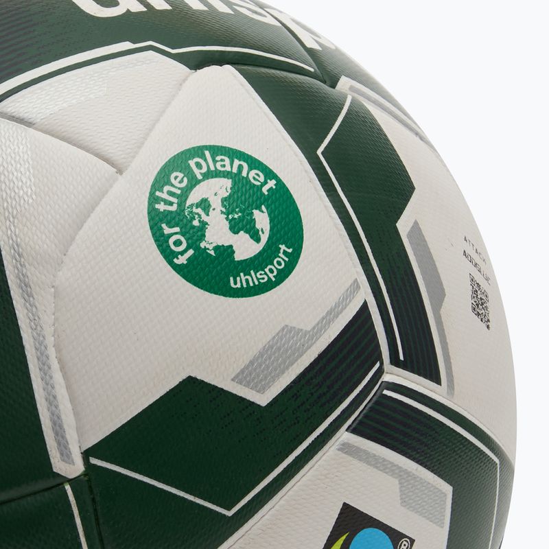 Calcio uhlsport attacco Addglue per il pianeta bianco / verde scuro / argento dimensioni 5 3
