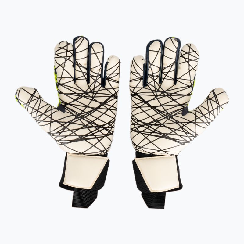 Uhlsport Prediction Ultragrip HN guanti da portiere blu/bianco/giallo fluo 2