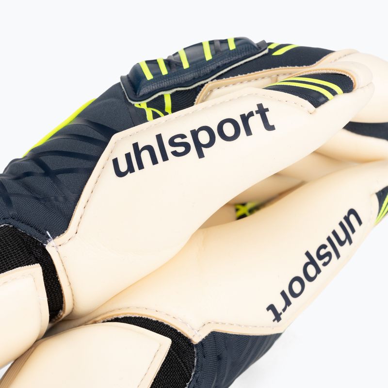 Uhlsport Prediction Absolutgrip SC guanti da portiere blu/bianco/giallo fluo 3