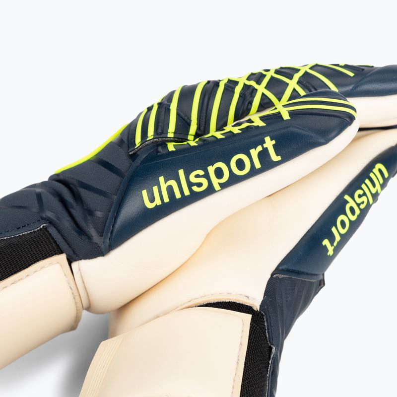 Uhlsport Prediction Absolutgrip HN guanti da portiere blu/bianco/giallo fluo 3