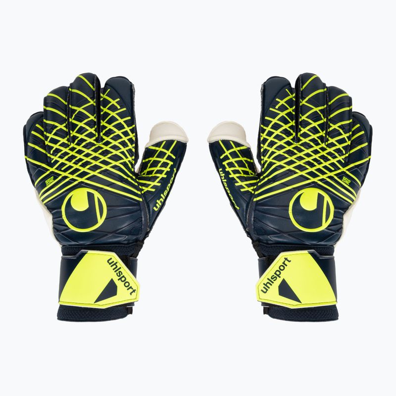 Uhlsport Prediction Soft Flex Frame Guanti da portiere nero/bianco/arancio fluo