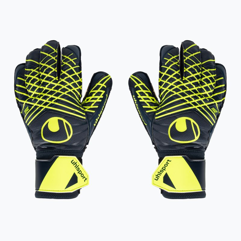 Uhlsport Prediction Soft Pro guanti da portiere nero/bianco/arancio fluo