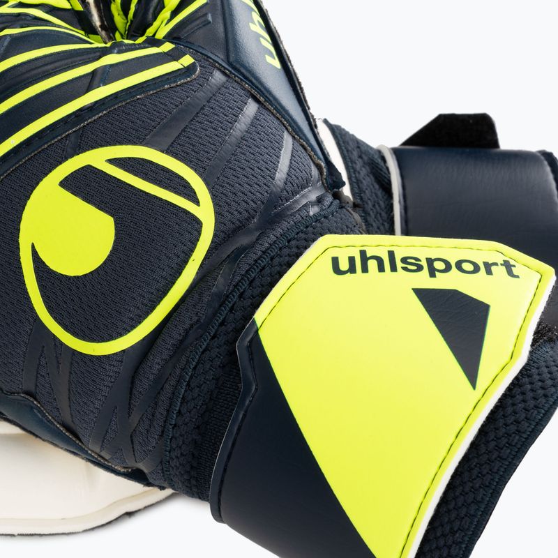 Uhlsport Prediction Soft Pro guanti da portiere nero/bianco/arancio fluo 3