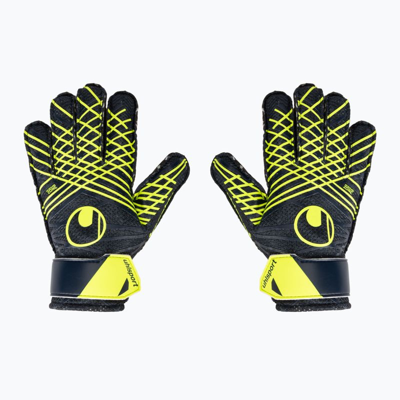 Uhlsport Prediction Starter Guanti da portiere morbidi nero/bianco/arancio fluo