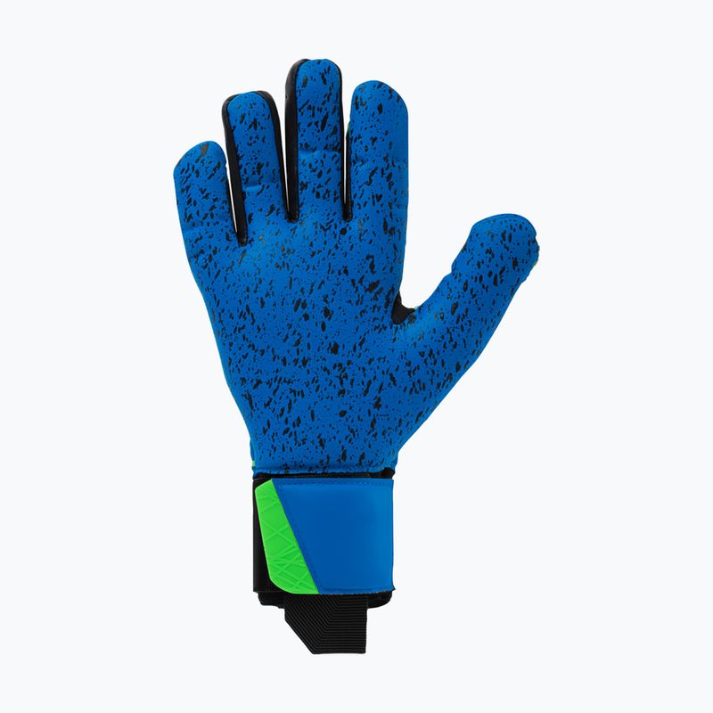 Uhlsport Aquagrip HN guanti da portiere blu pacifico/verde fluo/w 2