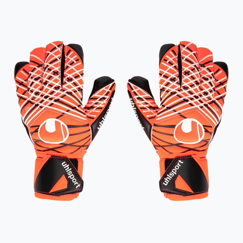 Guanto da portiere uhlsport Super Resist + HN arancio fluo/bianco/nero