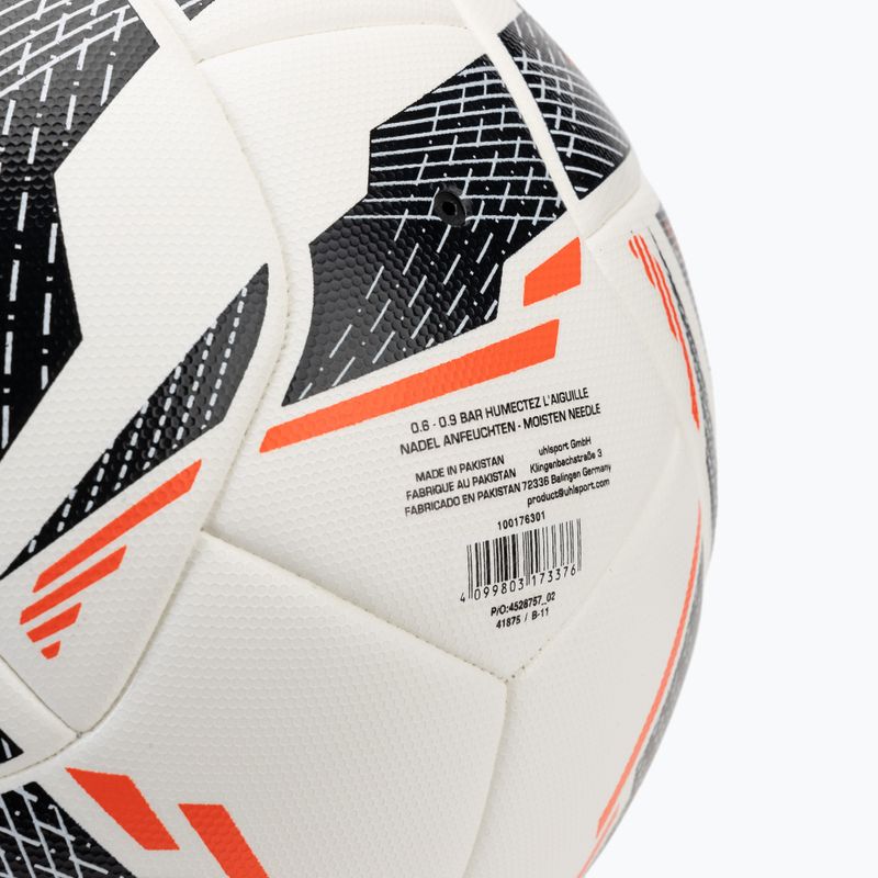 Calcio uhlsport Match Addglue bianco / marina / rosso fluo dimensioni 5 3