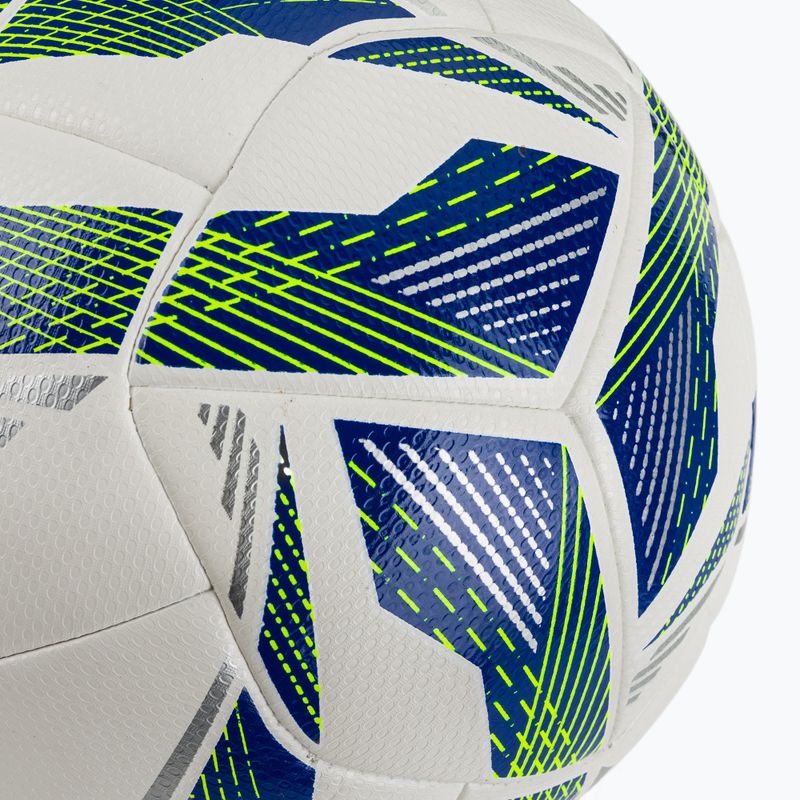 Calcio uhlsport 350 Lite Match Addglue bianco / blu scuro / giallo fluo dimensioni 4 3