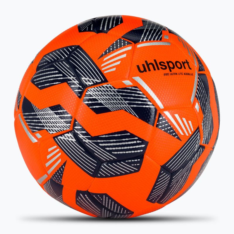 Calcio uhlsport 290 Ultra Lite Addglue fluo arancio / marina / argento dimensioni 5 2