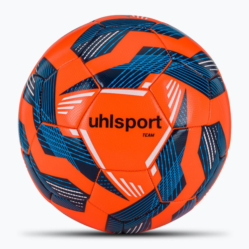 Squadra di calcio uhlsport fluo arancione / marina / bianco dimensioni 5
