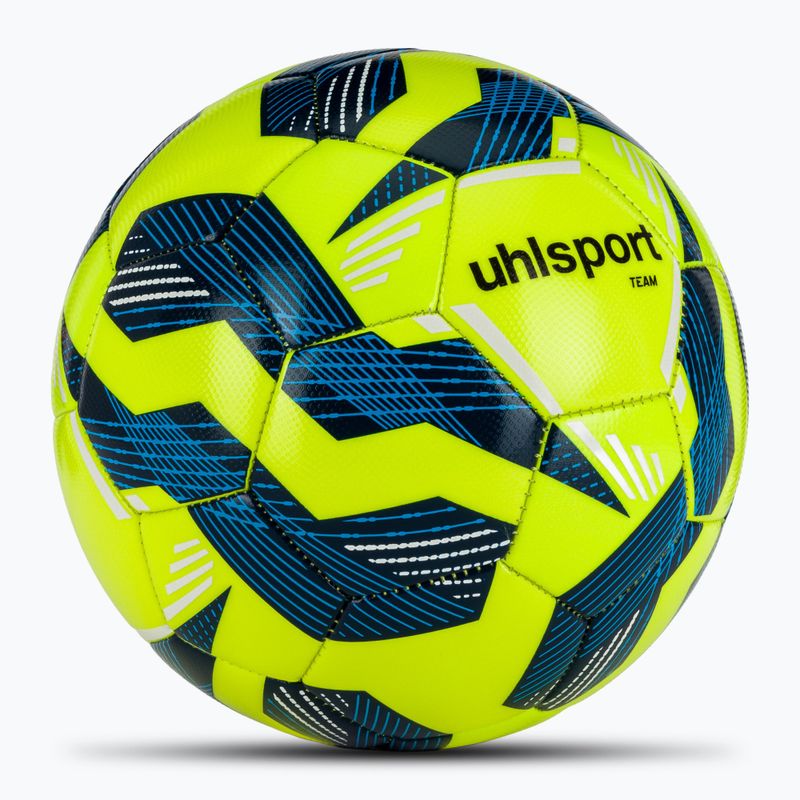 Squadra di calcio uhlsport giallo fluo / marina / bianco dimensioni 4 2