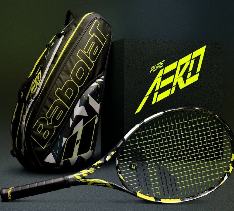 Racchetta da tennis Babolat Pure Aero Jr 25 per bambini grigio/giallo/bianco 9