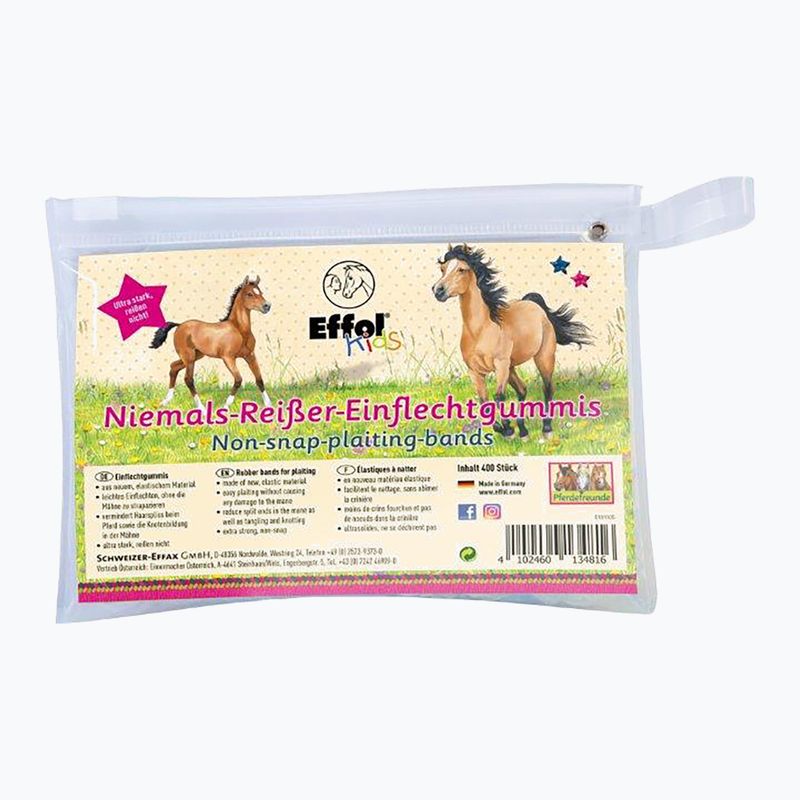 Effol Kids Slickbands colorati criniera cavallo gomme 400 pz.