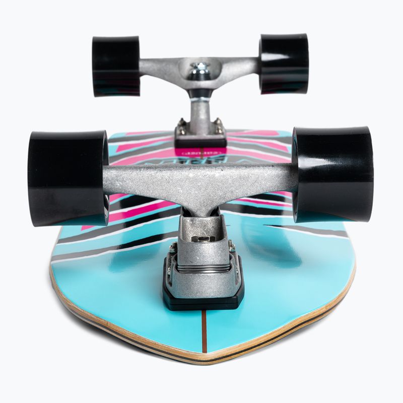 Surfskate skateboard Carver C7 Raw 31" JOB Blue Tiger 2022 Completo blu e rosa C1013011140 5