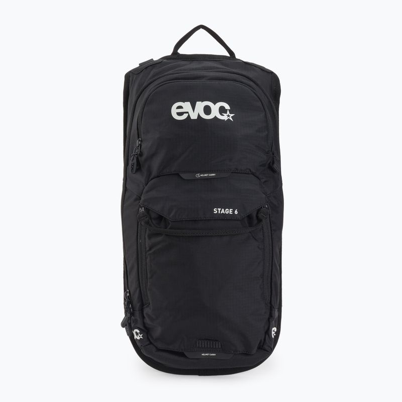 Zaino da bicicletta EVOC Stage 6 l con serbatoio da 2 l nero