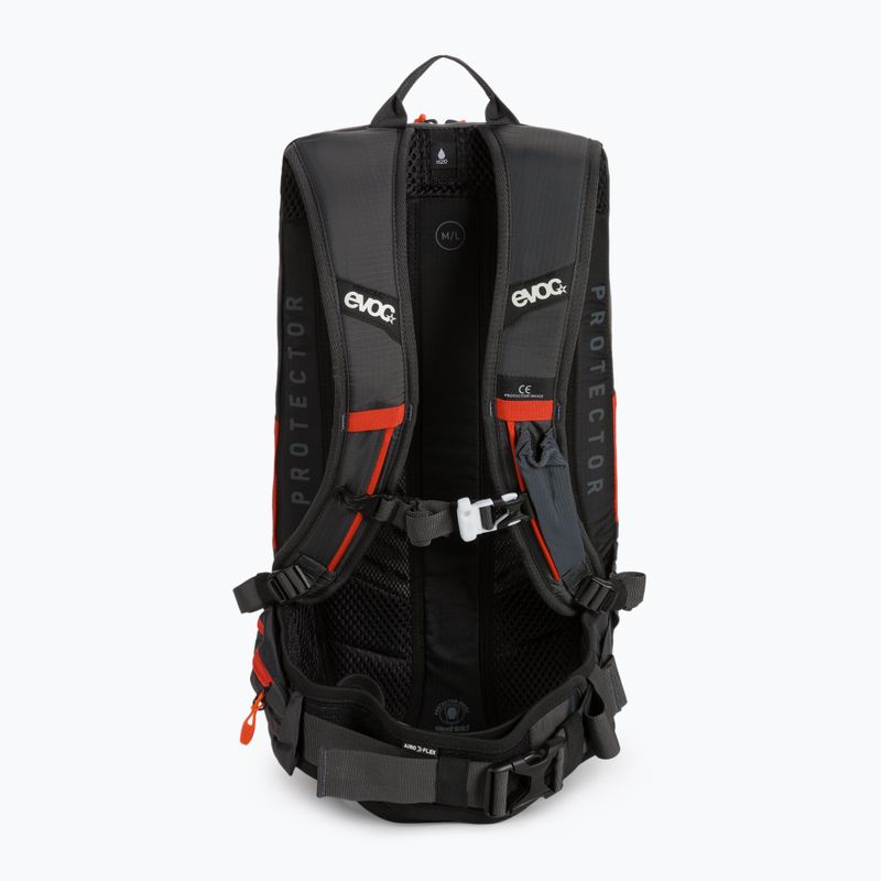 Zaino da bici EVOC Fr Lite Race 10 l carbonio grigio/arancio 3