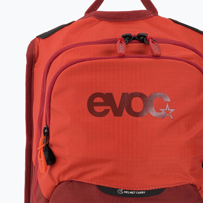Zaino da bici EVOC Stage 6 litri con serbatoio da 2 litri arancione/rosso peperoncino 4
