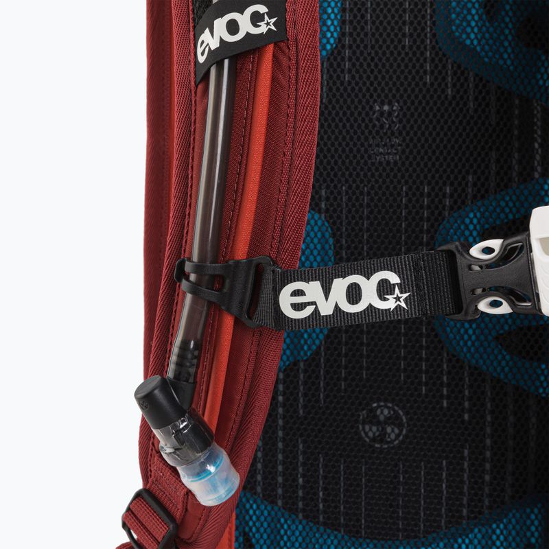 Zaino da bici EVOC Stage 6 litri con serbatoio da 2 litri arancione/rosso peperoncino 5