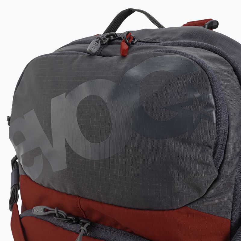 EVOC Fr Enduro 16 l zaino da bicicletta grigio carbonio/rosso peperoncino 4