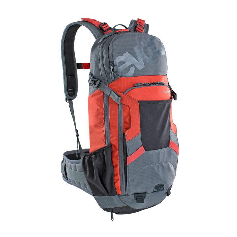 EVOC Fr Enduro 16 l zaino da bicicletta grigio carbonio/rosso peperoncino 6
