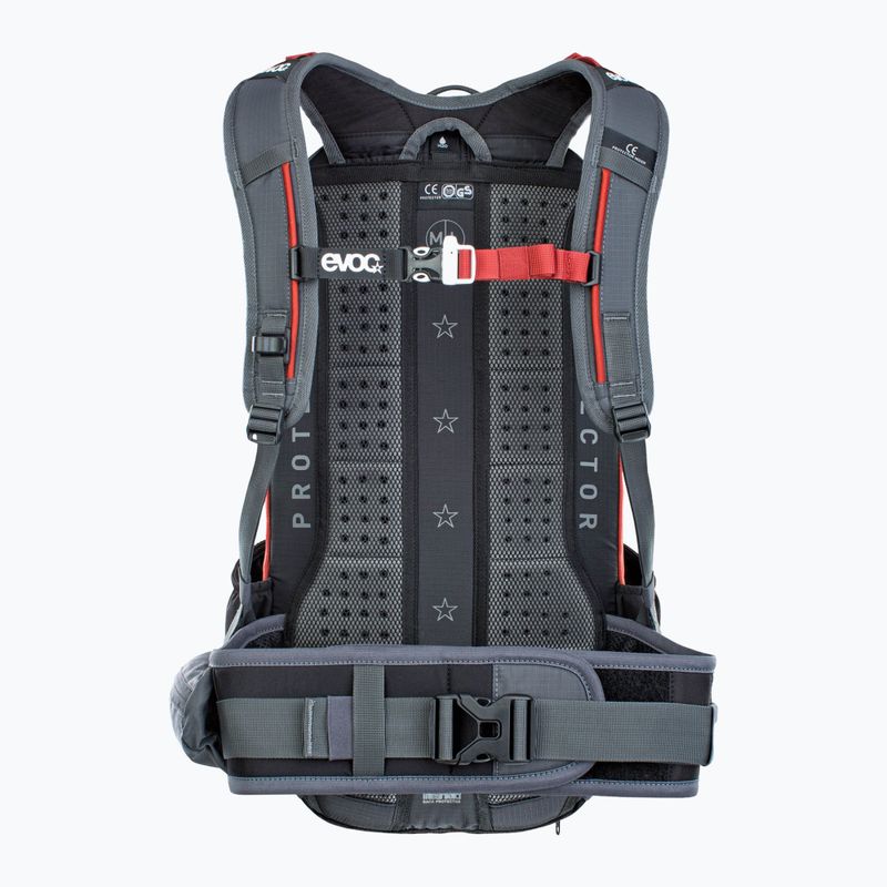 EVOC Fr Enduro 16 l zaino da bicicletta grigio carbonio/rosso peperoncino 7