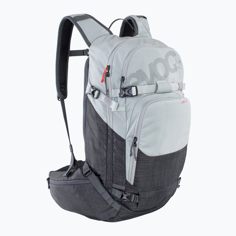 Zaino da sci EVOC Line 30 grigio carbonio/argento/etereo