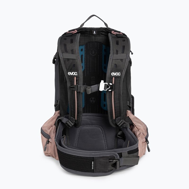 Zaino da bicicletta EVOC Explorer Pro 26 l grigio carbonio/rosa polvere 3