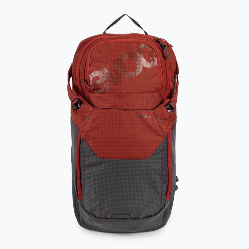 Zaino da bici EVOC Ride 12 l rosso peperoncino/grigio carbonio