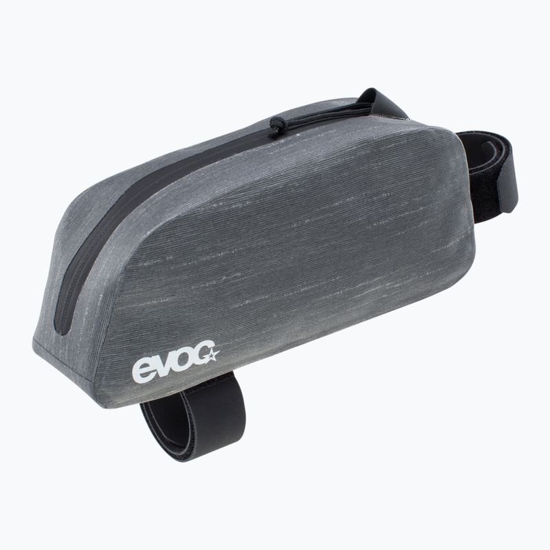 Borsa da bici per telaio EVOC Top Tube Pack WP grigio carbonio