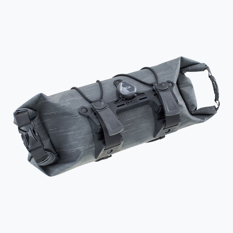 Borsa manubrio bici EVOC Handlebar Pack Boa WP 2,5 l carbonio grigio 7