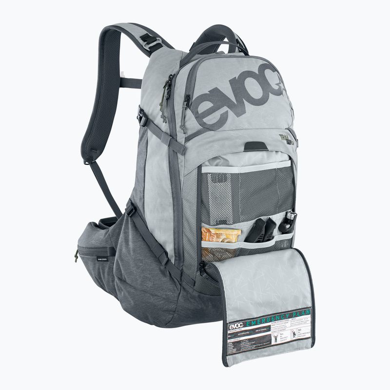 Zaino da bici EVOC Trail Pro 26 l pietra/carbonio grigio 8